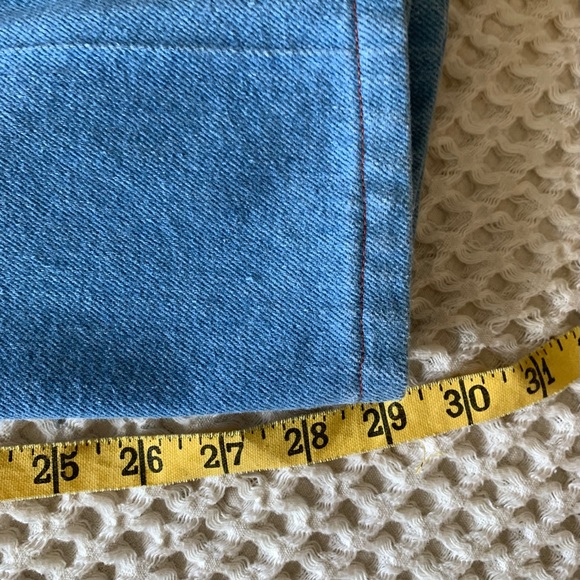 Vintage 70s Levi’s Orange Tab Light Wash Denim Jeans 38x34 - Picture 11 of 11